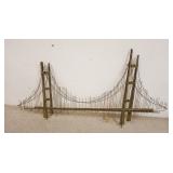 1092	CURTIS JERE BRIDGE WALL SCULPTURE, 60 IN WIDE