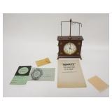 1103	IGNATZ *CRAZIEST CLOCK IN THE WORLD*, HOROLOVER FLYING PENDULUM CLOCK W/PAPERWORK, 10 1/4 IN TO