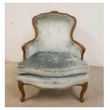 1118	FOGEL CARVED UPHOLSTERED ARM CHAIR *MASTERPIECE* LINE