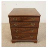 1127	DIMIUTIVE 4 DRAWER STAND, 21 1/2 IN WIDE X 18 1/2 IN DEEP X 26 1/2 IN HIGH