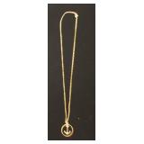 1163	14KT MARKED ANCHOR NECKLACE ALSO MARKED ITALY, CHAIN APPROXIMATELY 21 IN, 2.57 DWT