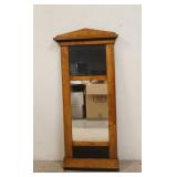 1203	ANTIQUE MIRROR, HAS SPACE FOR A PRINT ABOVE & BELOW