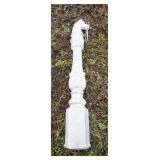 1208	CAST IRON HITCHING POST W/HORSE HEAD, 43 IN HIGH