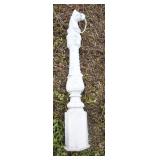 1209	CAST IRON HITCHING POST W/HORSE HEAD, 43 IN HIGH