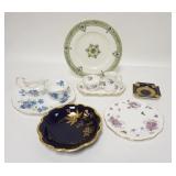 1218	10 PIECE CHINA LOT, INCLUDES ROYAL WORCESTER 10 1/2 IN PLATE, ROYAL HAMMERSLEY, ROYAL VICTORIA 