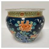 1254	ASIAN JARDENIERE, 8 IN HIGH X 9 1/2 IN TOP DIAMETER