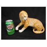1286	ROYAL DUX LARGE SPOTTED LEOPARD, 12 IN X 8 IN