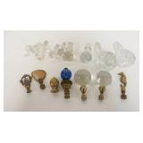 1317	LOT OF STOPPERS & LAMP FINIALS