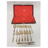 1326	16 PIECE STERLING SILVER, SOME ARE BLACK STARR & FROST, COMES W/A BLACK STARR & FROST BOX (AS I