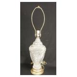 1333	CRYSTAL LAMP 29 IN H 