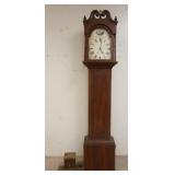 1368	TALL CASE CLOCK HAS OLD WORKS CURRENTLY HAS BATTERY OPERATION. 91 IN H 