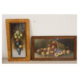 1174	2 VICTORIAN FRUIT PRINTS, ONE LEROY, BOTH HAVE SOME LOSSES TO THE FRAMES, LARGEST IS 31 1/2 IN 