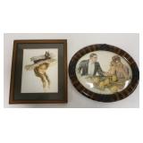 1179	2 ILLUSTRATOR PRINTS, HARRISON FISHER & WILL GREFE, 1909 & 1907, GREFE PRINT HAS A SMALL TEAR A