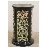 1225	ART POTTERY PEDESTAL, 16 1/2 IN HIGH X 9 1/4 IN TOP DIAMETER