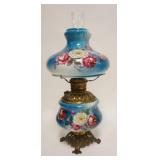 1238	ALL ORIGINAL VICTORIAN PARLOR LAMP, 21 1/2 IN HIGH