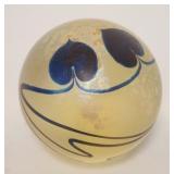 1041	ROBERT EICHOLT HEART & VINE PAPERWEIGHT, 3 IN DIAMETER