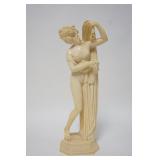 1048	COMPOSITION STATUE OF A LADY, 16 IN HIGH