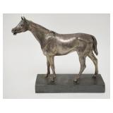 1071	JENNINGS BROTHERS (JB) METAL HORSE, 9 IN LONG X 8 1/4 IN HIGH
