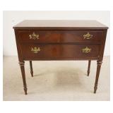 1155	BERKEY & GAY 2 DRAWER SERVER, 36 IN WIDE X 17 3/4 IN DEEP X 33 IN HIGH