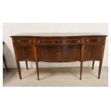 1161	INLAID MAHOGANY SIDEBOARD, 3 DRAWERS, 4 DOORS, 70 1/4 IN WIDE X 21 1/4 IN DEEPX 37 3/4 IN HIGH