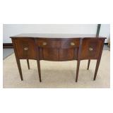 1177	TOMLINSON MAHOGANY SIDEBOARD, 68 1/4 IN WIDE X 38 3/4 IN HIGH X 24 IN DEEP