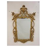 1213	MIRROR IN ORNATE GILT FRAME, MINOR FRAME DAMAGE, 49 3/4 IN X 27 1/2 IN