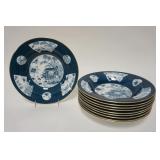 1310	10 ROYAL WORCESTER BOWLS FOR BAILEY, BANKS & BIDDLE, 5 HAVE HAIRLINE CRACKS THROUGH THE BASE, 9