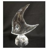 1041	DAUM CRYSTAL FISH, 13 IN HIGH