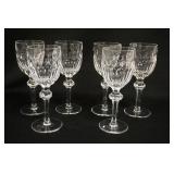 1063	6 WATERFORD CRYSTAL GOBLETS, 7 1/4 IN