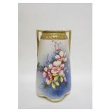 1064	IMPERIAL NIPPON HAND PAINTED VASE, 12 IN HIGH