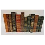 1153	12 EASTON PRESS CLASSIC LEATHER BOUND BOOKS, INCLUDES MOBY DICK, WALDEN, GULLIVERS TRAVELS, ETC