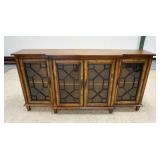 1159	4 DOOR CREDENZA W/INTERIOR SHELVES, 70 IN WIDE X 35 1/2 IN HIGH X 14 3/4 IN DEEP
