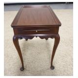 1172	HENKEL HARRIS SIDE TABLE W/PULL OUT SURFACES, 29 1/2 IN X 18 1/4 IN X 26 1/2 IN HIGH