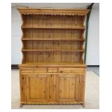 1186	LANE 2 PIECE HUTCH MUSEUM OF AMERICAN FOLK ART REPRODUCTION. 60 1/2 IN W, 85 1/2 IN H 