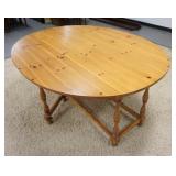 1188	LANE PINE DROP LEAF TABLE, MUSEUM OF AMERICAN FOLK ART AMERICA COLLECTION. 68 IN X 23 1/2 IN CL