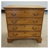 1201	ETHAN ALLEN 4 DRAWER BACHELORS CHEST, 30 IN W 17 IN DEEP, 31 1/4 IN H 