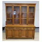 1218	KINDEL LIGHTED BREAKFRONT, 66 1/4 IN W, 79 IN H, 19 3/4 IN DEEP