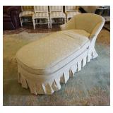 1225	UPHOLSTERED CHAISE LOUNGE APP. 64 IN L 