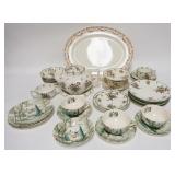 1278	CHINA LOT W/JOHNSON BROS DREAM TOWN, ROYAL DOULTON OLD LEADS SPRAYS & JOHNSON BROS PAREEK 16 IN