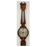 1283	SCOTTICH ROSEWOOD BAROMETER, BRUCE C MACDONALD, EDINBURGH, TUBE INSIDE IS BROKEN, 40 IN HIGH