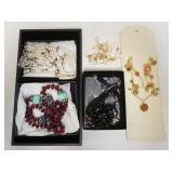 1303	LOT OF COSTUME JEWELRY, INCLUDING 3 JOAN RIVERS NECKLACES IN BOXES