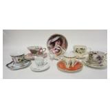 1306	7 CUP & SAUCER SETS, INCLUDES BETTY PLATNER PORTRAIT SET