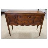 1023	2 DOOR 2 DRAWER SERVER BENCH MADE. 53 IN W, 40 IN H 18 1/2 IN DEEP