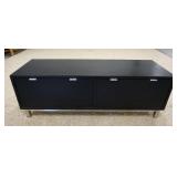 1054	ROOM & BOARD MODERN 2 DRAWER CABINET MADE IN NORTH DAKOTA, USA. 57 IN W, 20 IN DEEP, 19 1/2 IN 