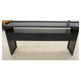 1059	ROOM & BOARD *BAMBOO TIMBRE* MARIA YEE CREDENZA EBONIZED HAS 3 DRAWERS, SIGNED ASFHP ON A DRAWE