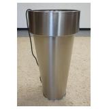 1065	DELTA STAINLESS STEEL LED PLANTER INDOOR OR OUTDOOR. 39 IN H, 20 1/4 IN TOP DIAMETER. 