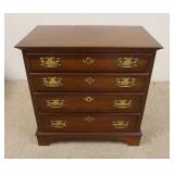 1107	PENNSYLVANIA HOUSE 4 DRAWER NIGHTSTAND, CHERRY, 23 7/8 IN WIDE X 24 1/2 IN HIGH X 14 1/4 IN DEE