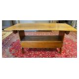 1115	HUTCH TABLE W/LIFT SEAT, 59 1/2 IN X 28 3/4 IN X 30 IN HIGH