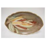1130	JP LIMOGES HAND PAINTED PLATTER W/CORN, 17 IN X 11 1/2 IN