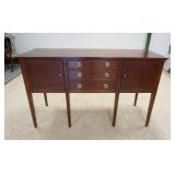 1150	ELDRED WHEELER SIDEBOARD, 3 DRAWERS, 2 DOOR, SOLID CHERRY, 63 3/4 IN WIDE X 21 1/2 IN DEEP X 38
